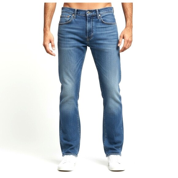 AG Adriano Goldschmied The Graduate Jeans Mens 31R Blue Tailored Leg Denim Y2K - Picture 1 of 16